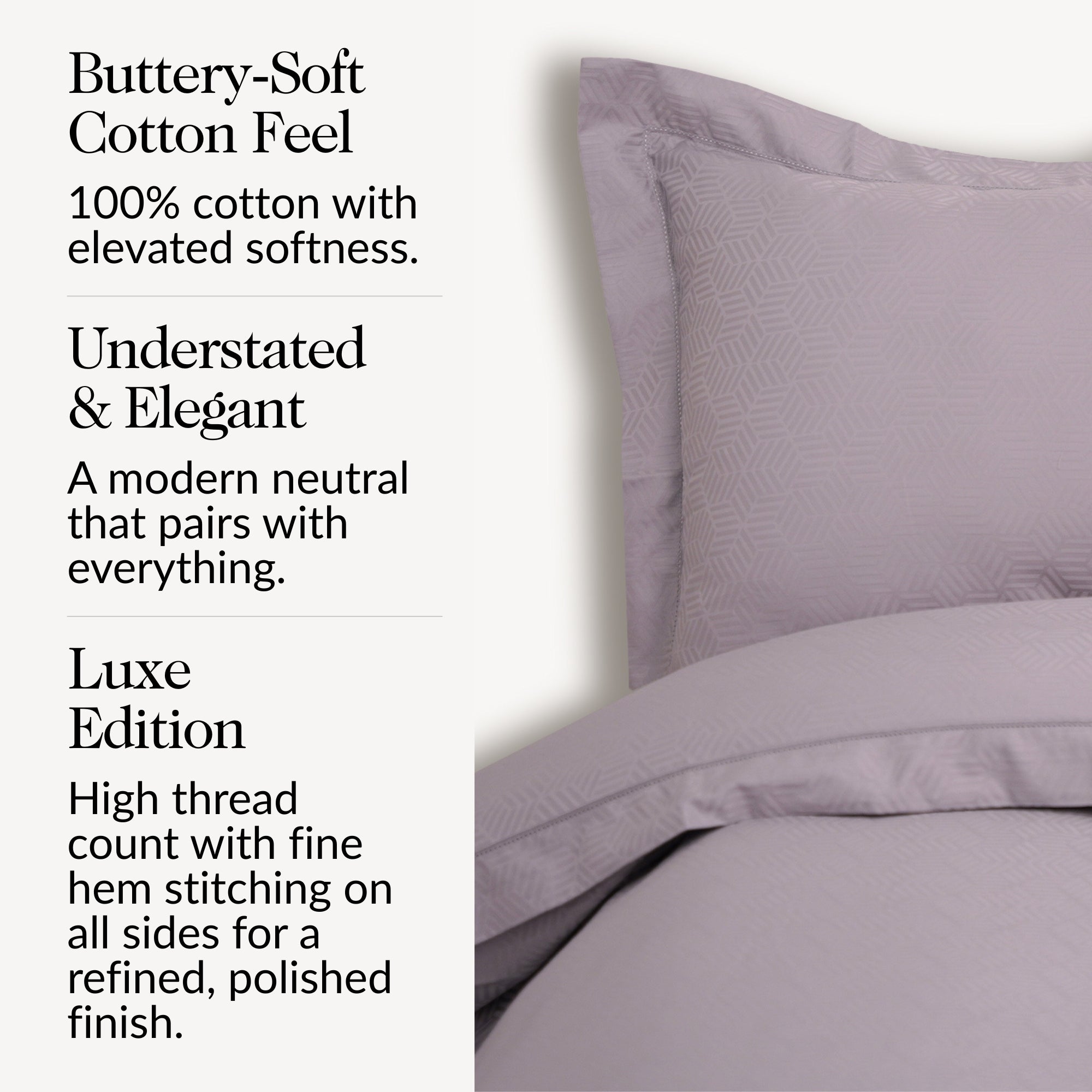 Jacquard Duvet Cover Set-Luxe Edition