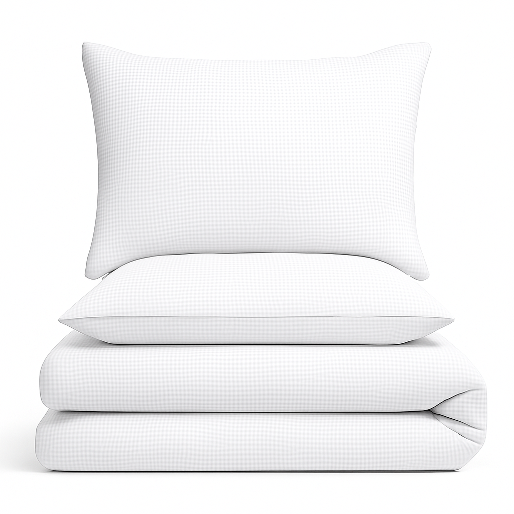 White Waffle Duvet Cover Set