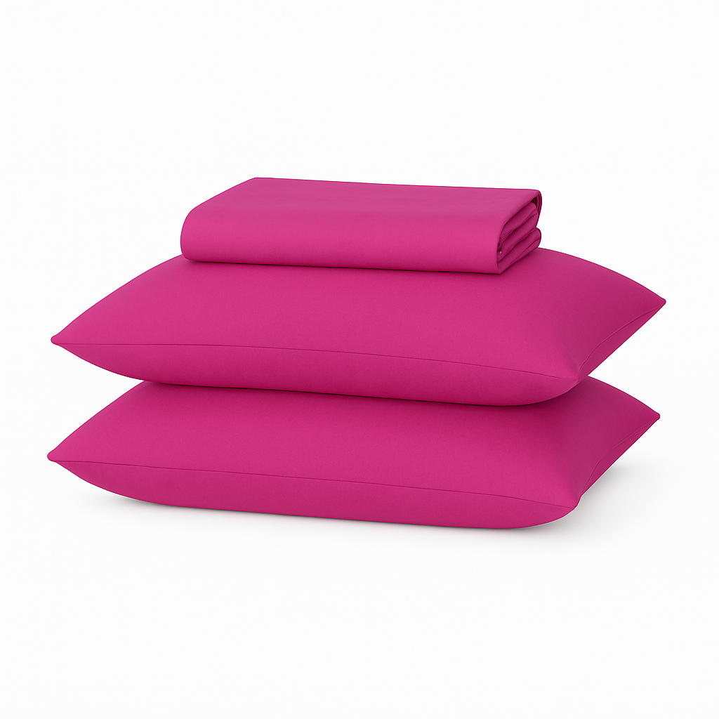 Solid Bed Sheet Set - Basic