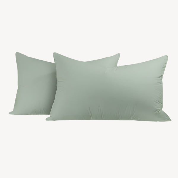 Mist Solid Pillowcases - THE LINEN COMPANY